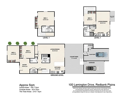 100 Lamington Drive, Redbank Plains, Ipswich - Greater Region, 4 habitaciones, 3 baños, Apartment