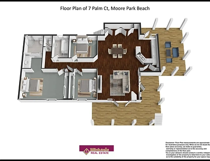 7 Palm Court, Moore Park Beach, QLD 4670, 3 ਕਮਰੇ, 2 ਬਾਥਰੂਮ, House