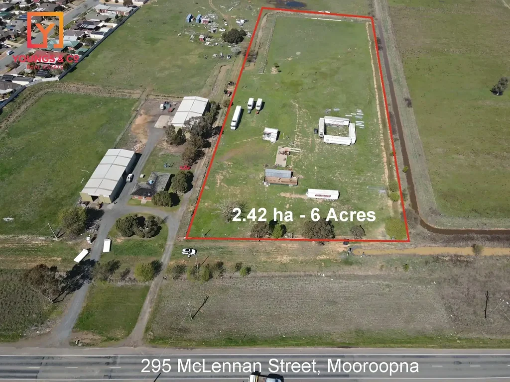 Mooroopna 2.42 hectares - Approx 6 Acres on the fringe of Mooroopna