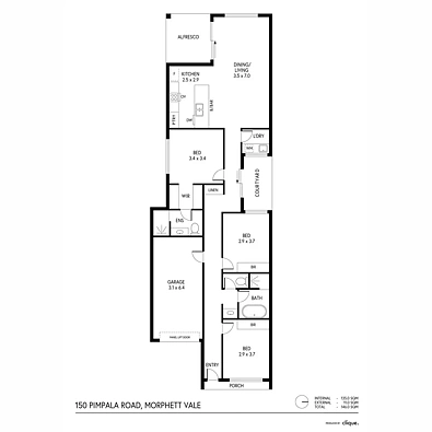 150 Pimpala Road, Morphett Vale, SA 5162, 3 rūma, 2 rūma horoi, House