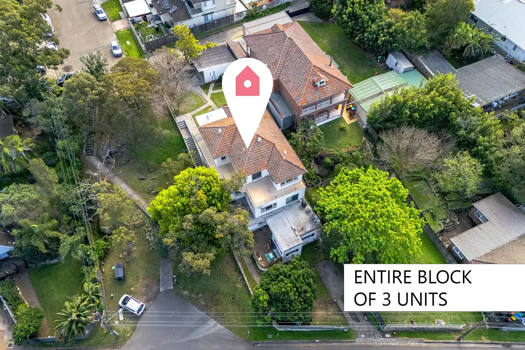 Dee Why 8 Bedroom ENTIRE BLOCK OF 3 UNITS - Sold in One Line & Great Opportunity!