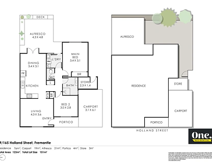 9/165 Holland Street, Fremantle, South West Perth, 2 ਕਮਰੇ, 1 ਬਾਥਰੂਮ, House