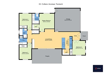 1 Cohen Ave, Tarneit, VIC 3029, 4房, 2浴, House