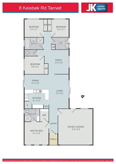 8 Kelebek Road, Tarneit, VIC 3029, 4房, 2浴, House