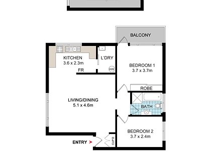 35/31-33 First Avenue, Campsie, South Western Suburbs, 2房, 1浴, Apartment