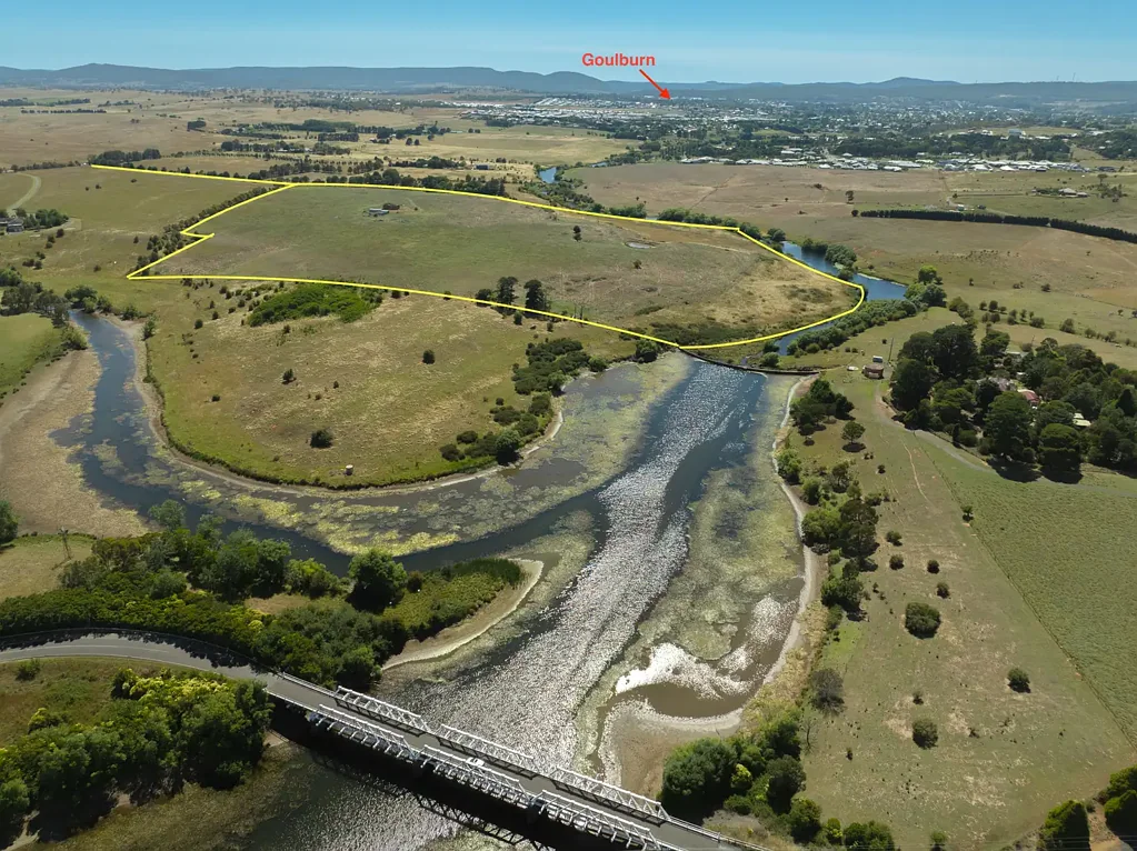 Goulburn  RURAL RIVER LIFESTYLE ON GOULBURN DOORSTEP - 21.3 hectares (around 52.8 acres)