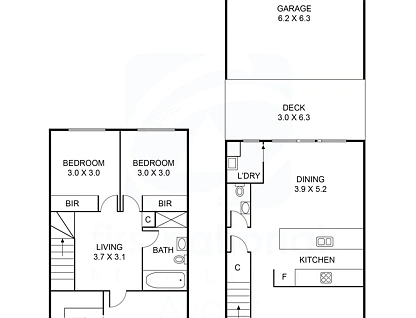 42 Stanford Street, Ascot Vale, North West Melbourne, 3 habitaciones, 2 baños, Townhouse