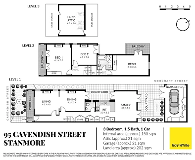 95 Cavendish Street, Stanmore, NSW 2048, 3 Bedrooms, 1 Bathrooms, House