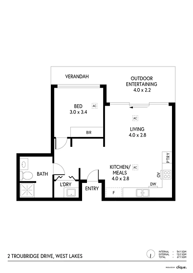 G2/2 Troubridge Drive, West Lakes, SA 5021, 1 slaapkamers, 1 badkamers, Apartment
