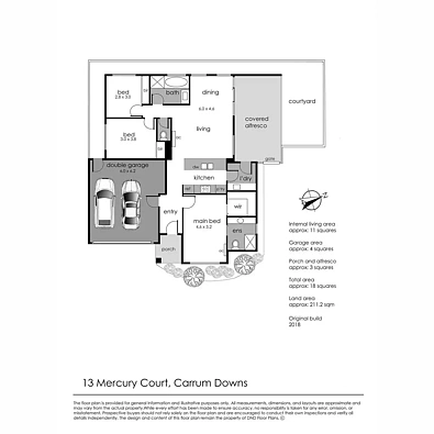13 Mercury Court, Carrum Downs, VIC 3201, 3 રૂમ, 2 બાથરૂમ, Unit