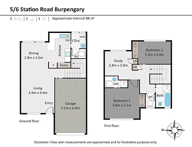 5/6 Station Road, Burpengary, QLD 4505, 2 slaapkamers, 2 badkamers, Townhouse