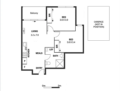 306/151 Princes Street, Carlton, Melbourne CBD, 2 phòng ngủ, 1 phòng tắm, Apartment