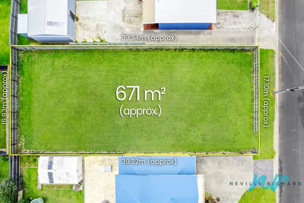 St Leonards Very Rare 671m2 Allotment in Old St Leonards - 17.1m Frontage