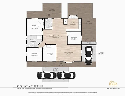35 Silvertop Street, Hillcrest, QLD 4118, 4房, 1浴, 独立屋