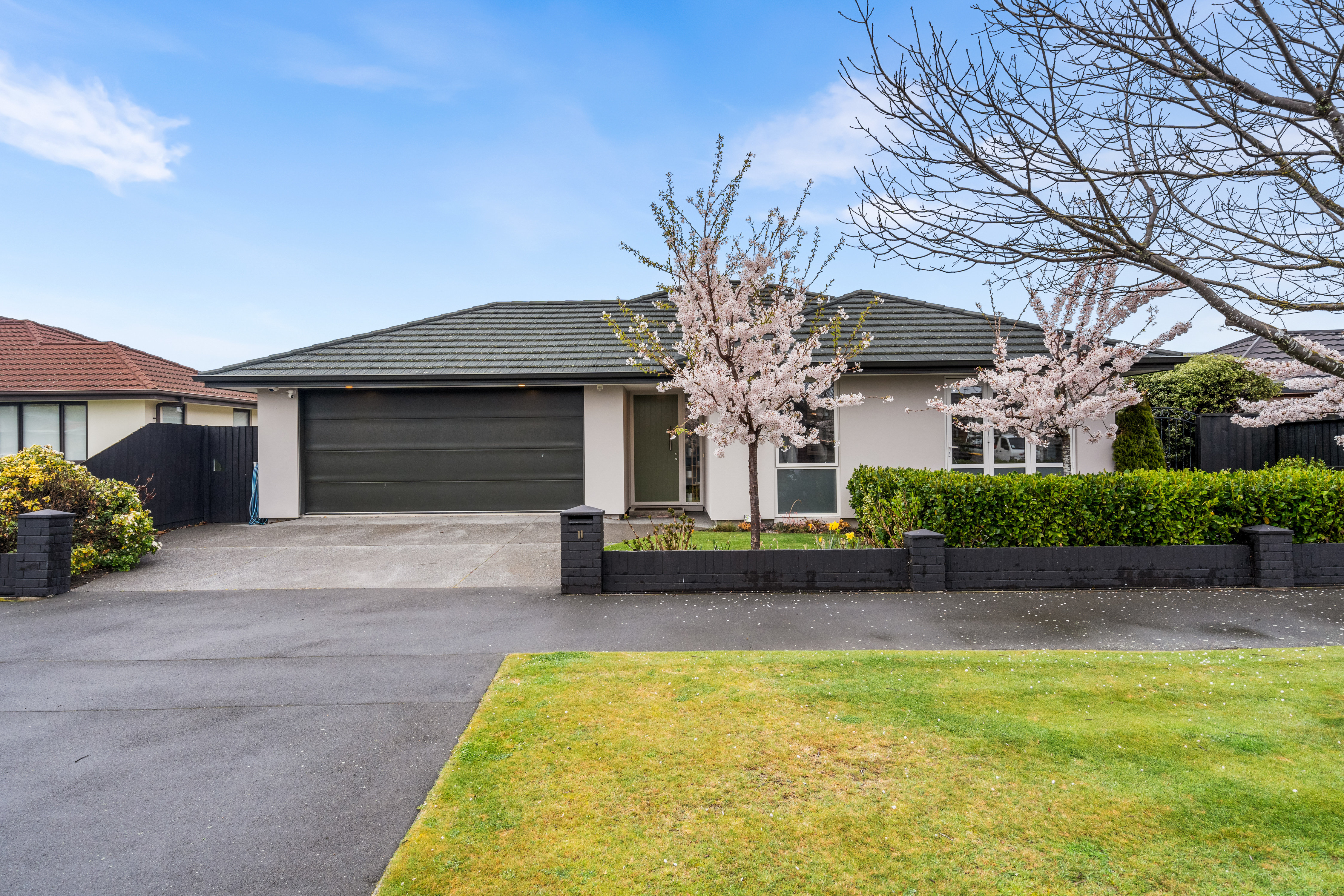 11 Rue De La Mare, Parklands, Christchurch, 3部屋, 2バスルーム, House