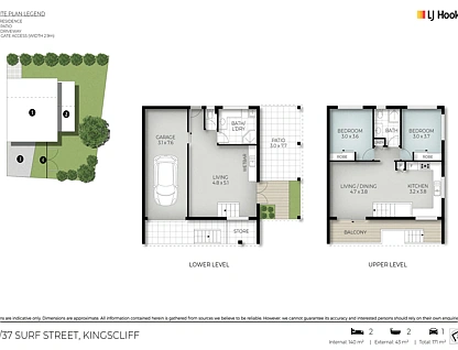 2/37 Surf Street, Kingscliff, North Coast, 2房, 2浴, Apartment