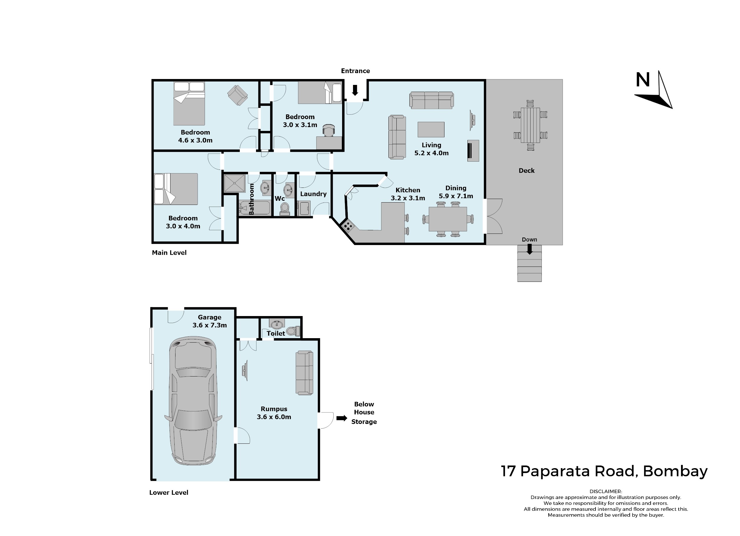 17 Paparata Road, Bombay, Auckland - Franklin, 3部屋, 0バスルーム