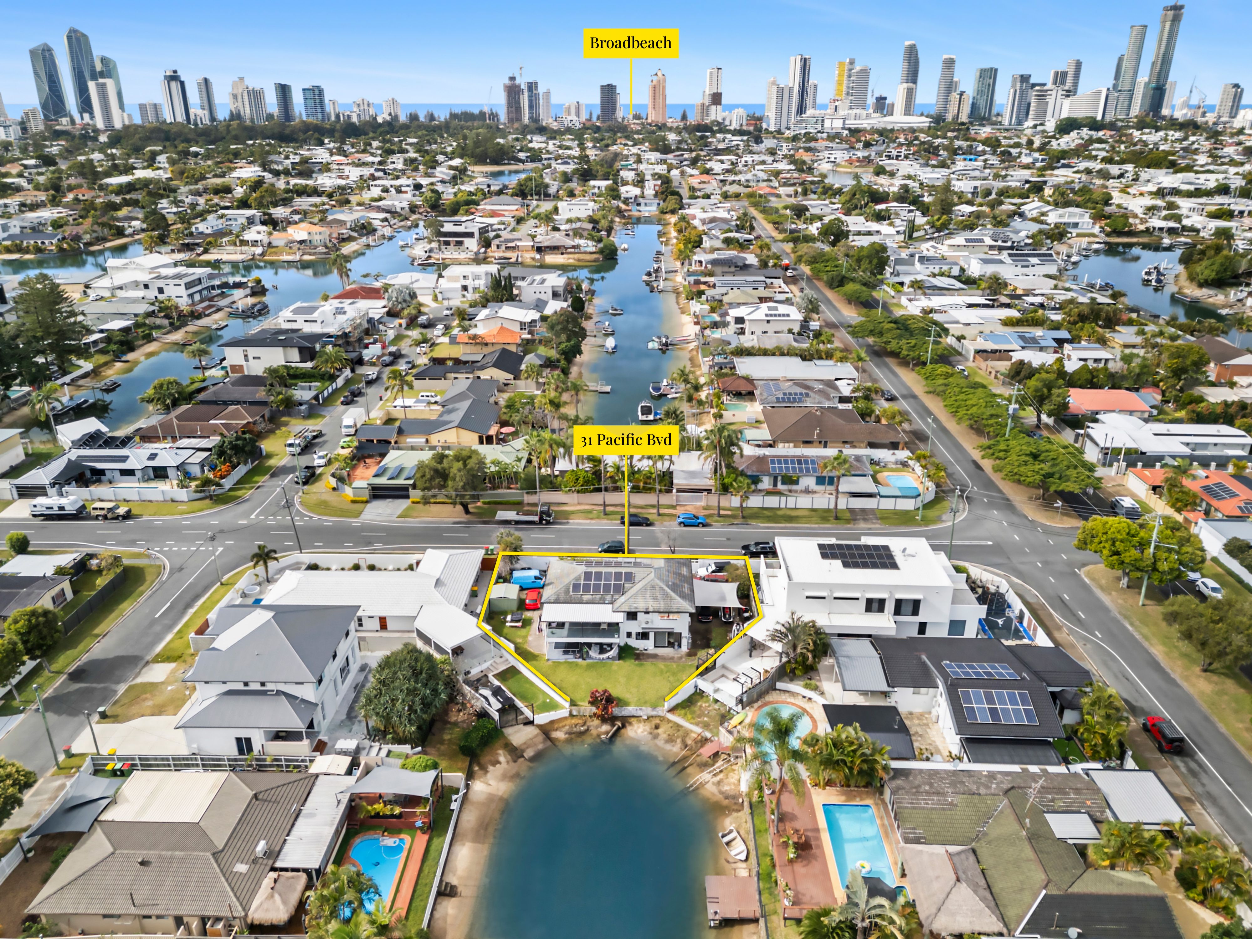 31 PACIFIC BVD, BROADBEACH WATERS QLD 4218, 0房, 0浴, House