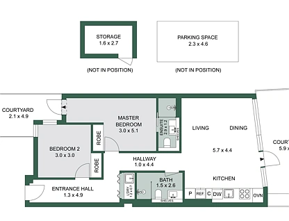 4/896 Nicholson Street, Fitzroy North, Melbourne CBD, 2 침실, 2 욕실, Apartment