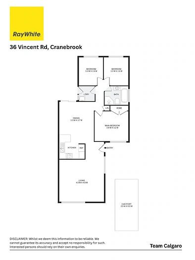 36 Vincent Road, Cranebrook, NSW 2749, 3 Bedrooms, 1 Bathrooms, Apartment