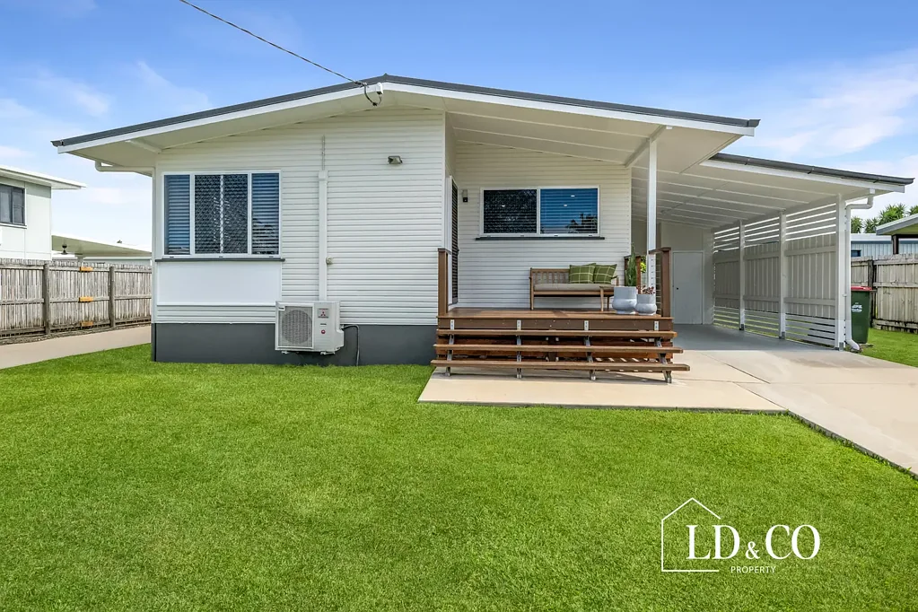 West Mackay 3房  Beautifully Upgraded Mid-Century Home with Dual Gated Access and Powered Shed