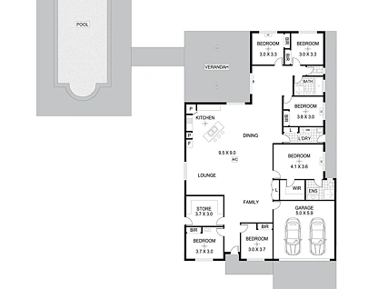 17 Flinders Street, Johnston, Palmerston, 6部屋, 2バスルーム, House