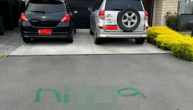 又现种族歧视？一觉醒来，自家车道被喷上歧视语言，房主震惊不已！
