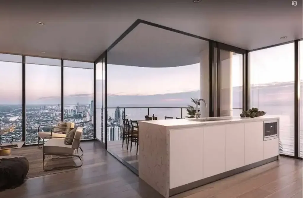 Broadbeach 2બેડરૂમ A Very RARE Opportunity to Live or Invest on Level 55 of this "SOLD OUT" Luxurious Fully Intergrated Resort Facility !!!

.