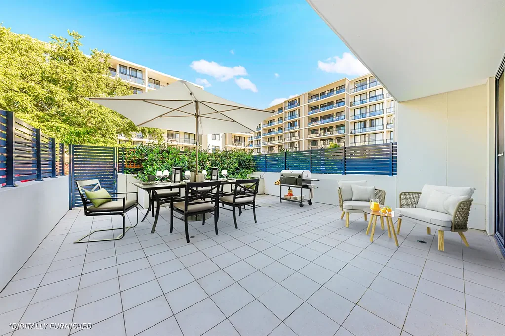 Wentworth Point 1 Bedroom Garden Courtyard Oasis