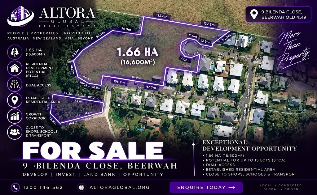 Beerwah 1.66HA BEERWAH LANDHOLDING | RESIDENTIAL DEVELOPMENT POTENTIAL | DUAL ACCESS