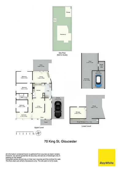 70 King Street, Gloucester, NSW 2422, 3 slaapkamers, 1 badkamers, House