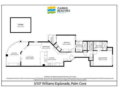 3/137 Williams Esplanade, Palm Cove, QLD 4879, 2 Kuwarto, 2 Banyo, Unit