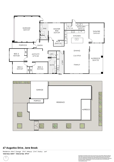67 Augustus Drive, Jane Brook, WA 6056, 4 રૂમ, 2 બાથરૂમ, House