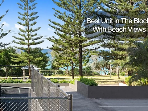 Burleigh Heads 2 Bedroom Burleigh Beachside Renovated Unit with Ocean Views !