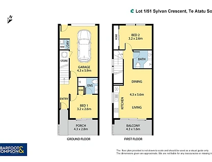 Lot 2/51 Sylvan Crescent, Te Atatu South, Waitakere City, 2 Bedrooms, 2 Bathrooms, House