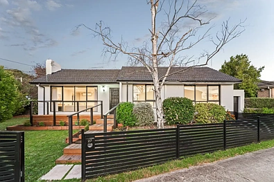 Mount Waverley 3房 街角珍稀地块 3卧带套间 时尚厨卫 木地板满屋 步行火车站 学区家庭优选 Elegant Family House on a Prime Corner