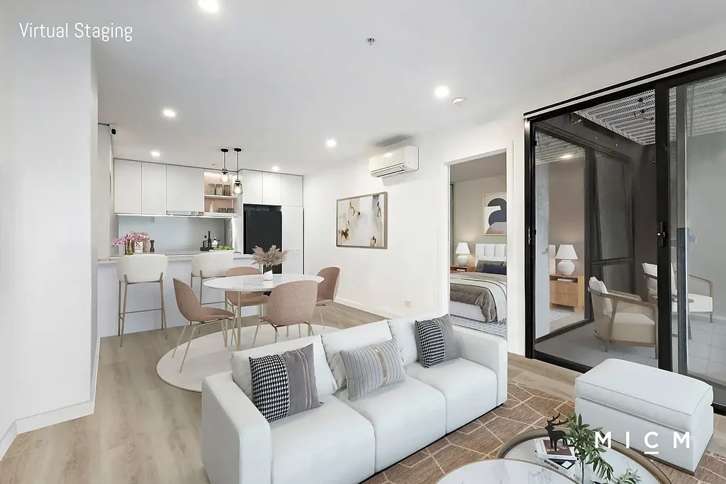 West Melbourne 2chambre Stylish, Sunlit and Spacious with Work-from-Home Style