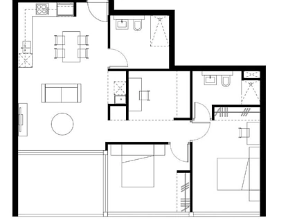 108C/101 Waterloo Road, Macquarie Park, Upper North Shore, 2房, 2浴, 整租公寓