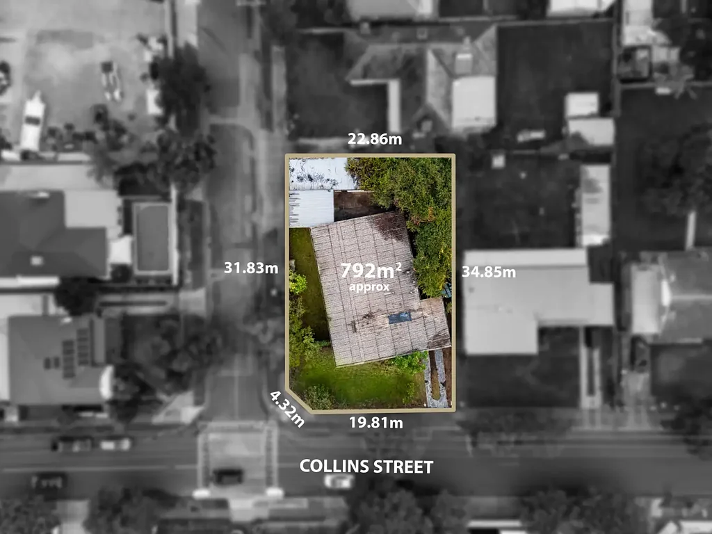 Enfield 3ห้องนอน HUGE CORNER ON COLLINS! 792sqm Corner Allotment with a 22.86m width; Outstanding Potential