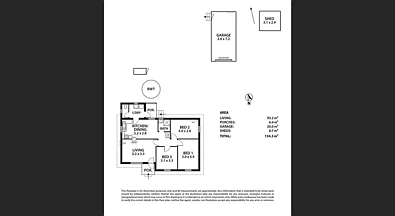 फ्लोर प्लान - 25 John Street, Woodside, SA 5244