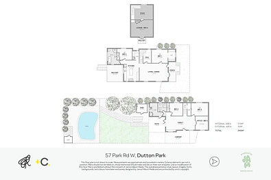 फ्लोर प्लान - 57 Park Road West, Dutton Park, QLD 4102