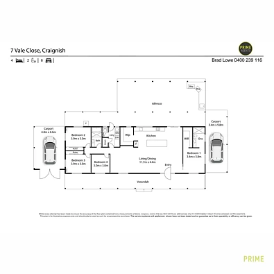 7 Vale Close, Craignish, QLD 4655, 4 રૂમ, 2 બાથરૂમ, House