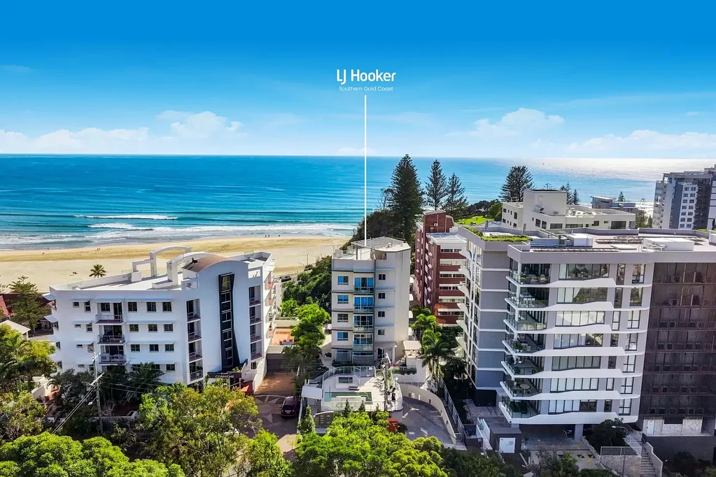 Coolangatta 3房  Spacious Full Floor Beachside Apartment on Kirra Hill with Panoramic Ocean Views