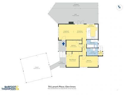 7A Lanark Place, Glen Innes, Auckland City, 3房, 1浴, 独立屋