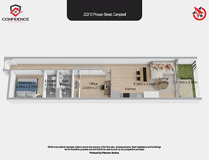 222/12 Provan Street, Campbell, ACT 2612, 2 ਕਮਰੇ, 2 ਬਾਥਰੂਮ, Apartment
