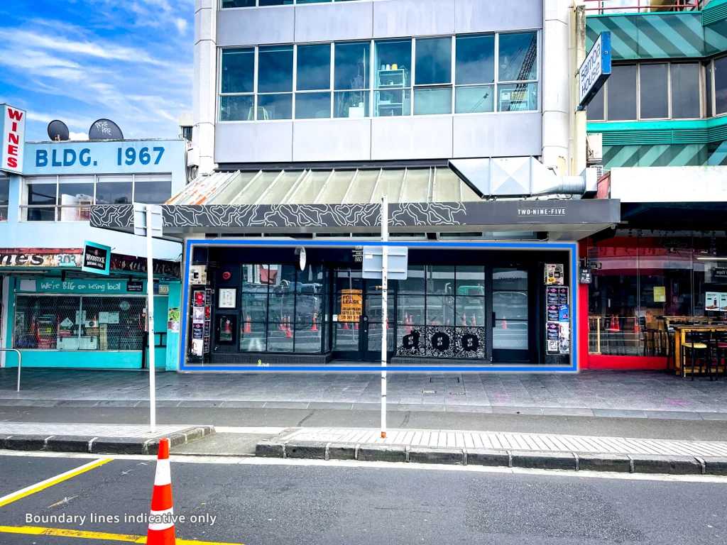 Auckland Central  F&B Retail Space for Lease on K’Road