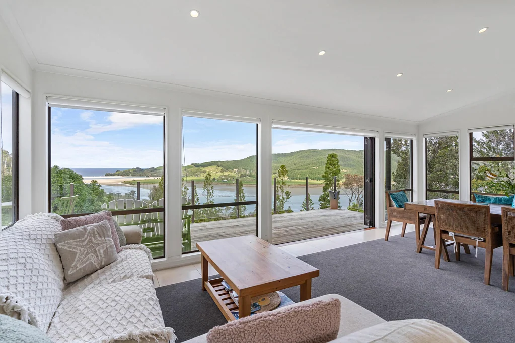 Opoutere  Coromandel coastal lifestyle with water views