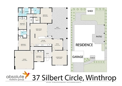 Plano ng Bahay - 37 Silbert Circle, Winthrop, WA 6150