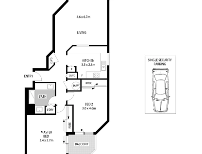 2607/185-211 Liverpool Street, Sydney, Sydney CBD, 2 Kuwarto, 2 Banyo, Apartment
