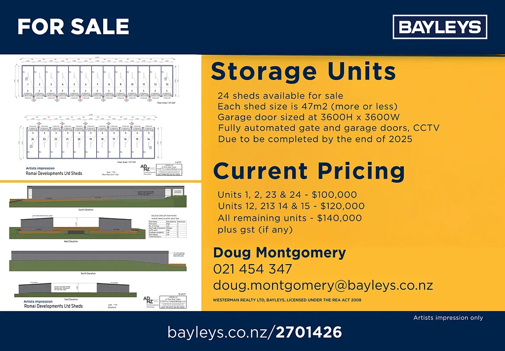Turangi Secure, Purpose Built Storage Units from $100,000